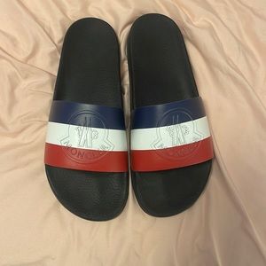 Moncler barely worn men’s slides